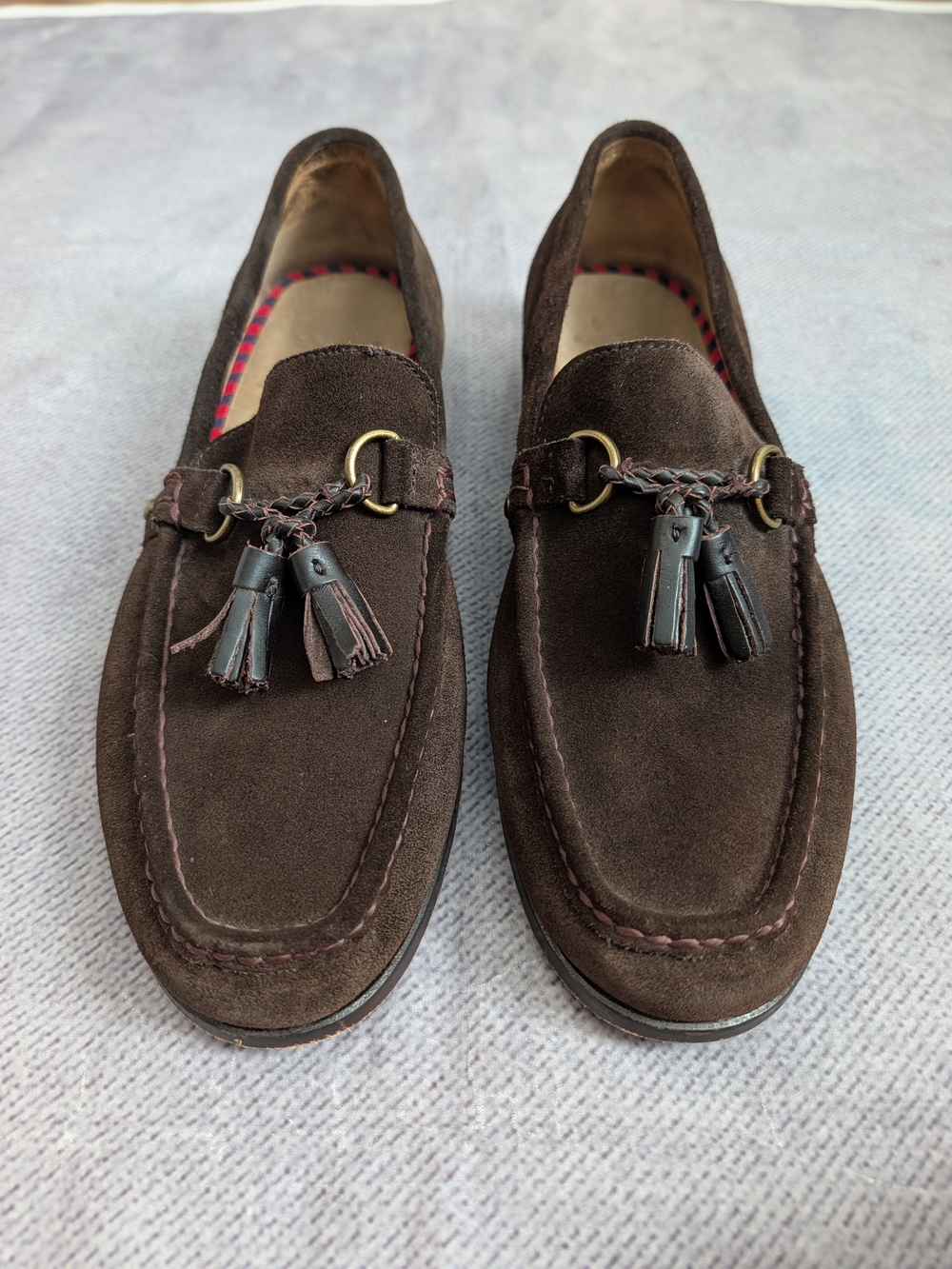 Polo Ralph Lauren Men's Arscott Tassel, Dark Brown, 10 D US
